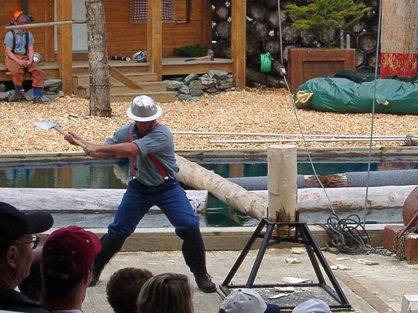 log chopping